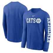 Kentucky Nike Cotton Basketball Icon Long Sleeve Tee